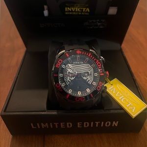 Invicta Limited Edition Star Wars Kylo Ren Men’s Watch 50mm, black, red + silver